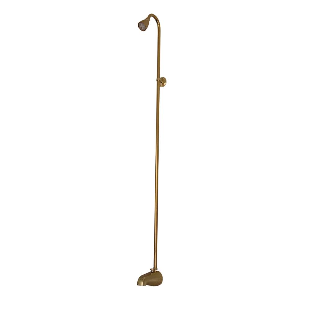 Barclay Converto Shower for Built In Tubs, Polished Brass