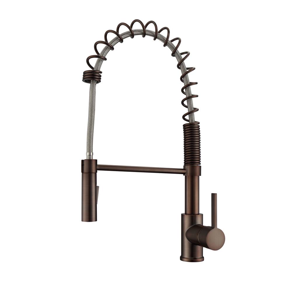 Barclay Nakita Kitchen Faucet,Pull-outSpray, Metal Lever Handles,ORB