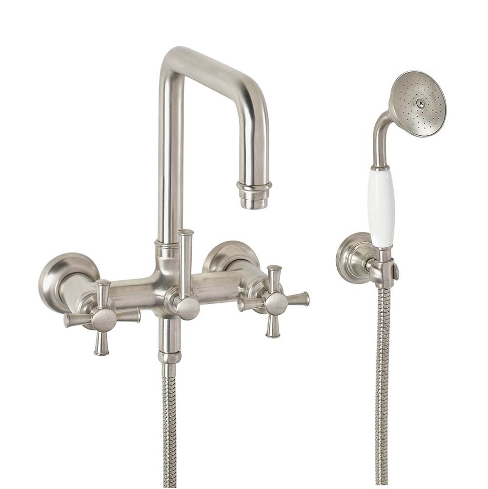 California Faucets Traditional Wall Mount Tub Filler - Quad Spout