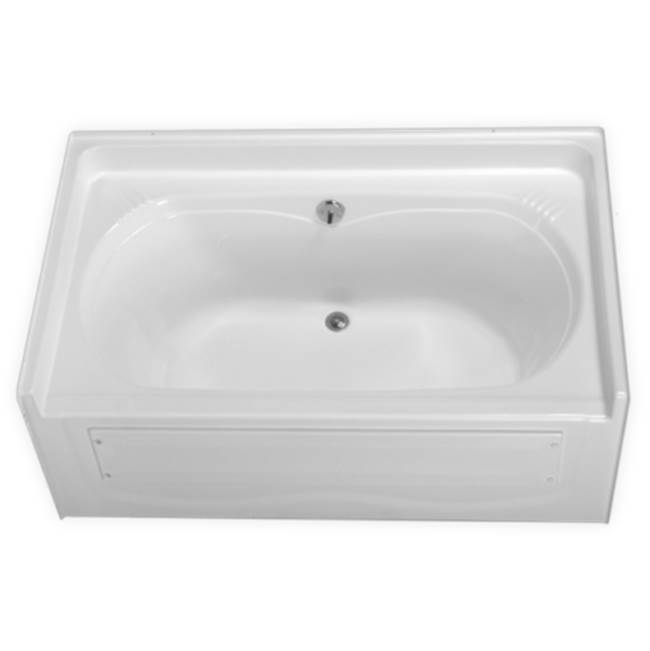 Clarion Bathware 60'' Garden Tub W/ 22'' Apron - Rear Center Drain