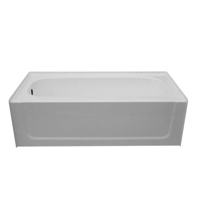 Clarion Bathware 60'' Tub W/ 18'' Apron - Left Or Right Hand Drain