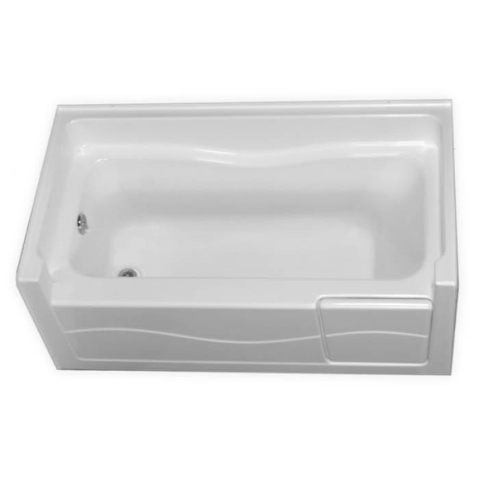 Clarion Bathware 60'' Tub W/ 18'' Apron - Right Or Left Hand Drain