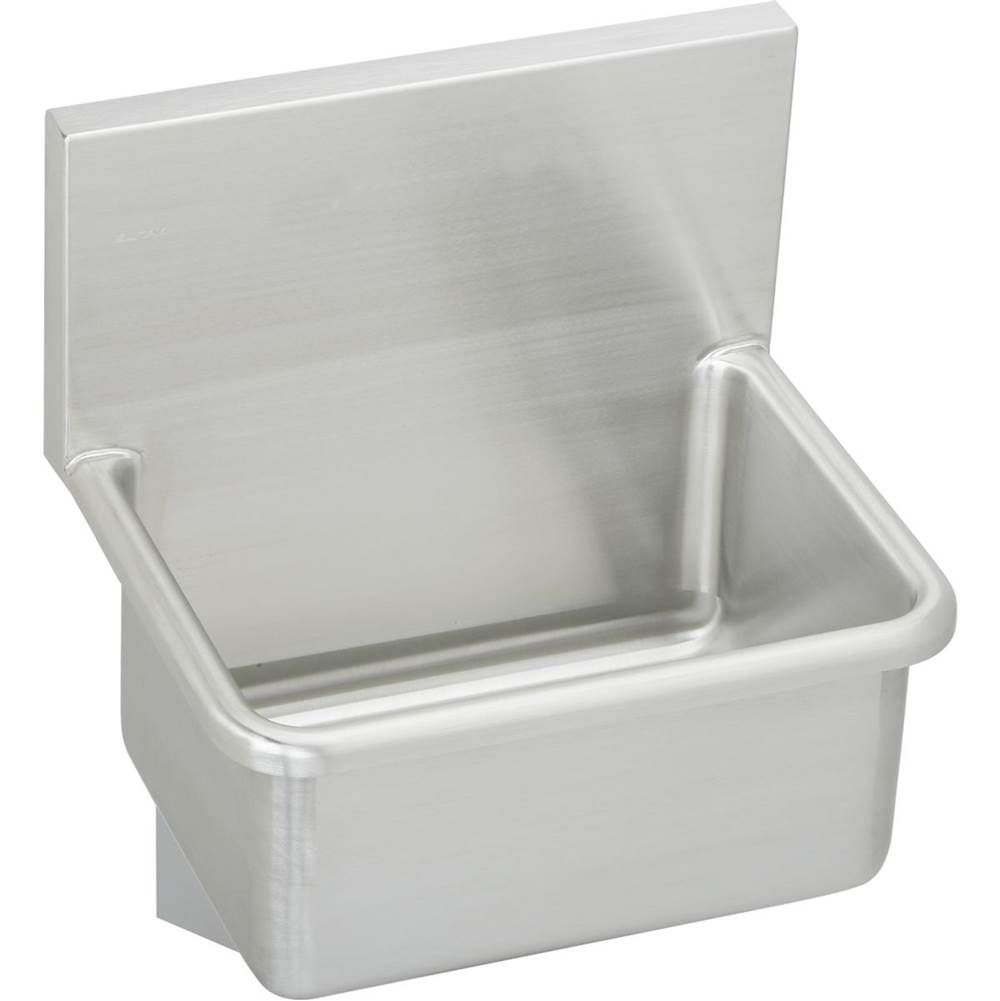 Elkay Stainless Steel 21'' x 17-1/2'' x 12, Wall Hung Service Sink