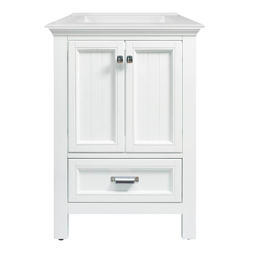 CRAFT + MAIN Brantley 25'' White Vanity with White Fine Fire Clay Top