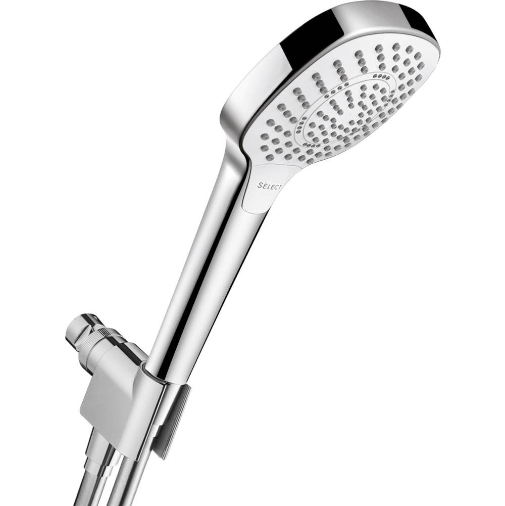 Hansgrohe Croma Select E Handshower Set 110 3-Jet, 2.5 GPM in Chrome