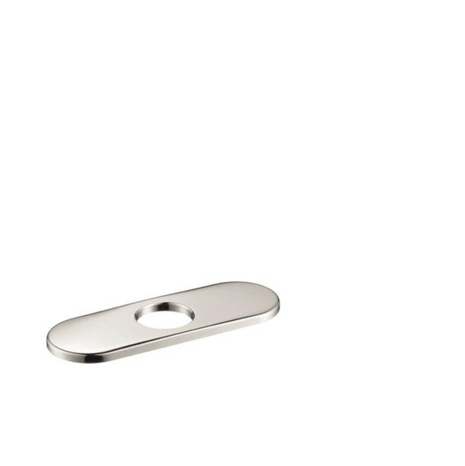 Hansgrohe C Accessories Base Plate for Traditional Single-Hole Faucets, 6'' in Polished Nickel