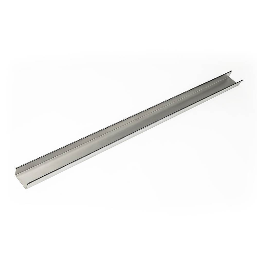 Infinity Drain 48'' Stainless Steel Open Ended Channel for S-TIFAS 65/99 Series Series in Polished Stainless