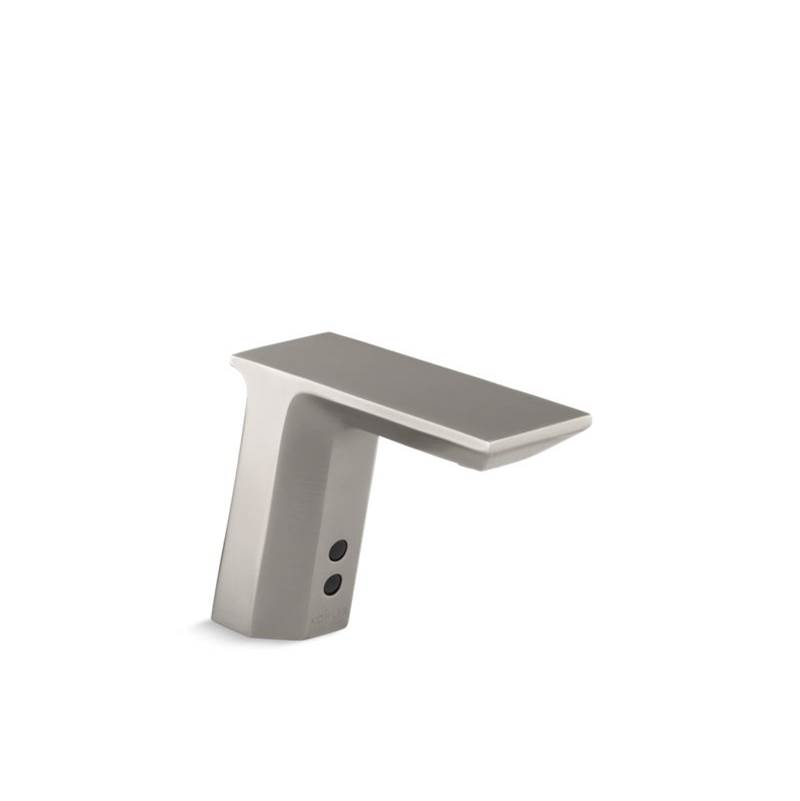 Kohler Geometric Touchless faucet with Insight™ technology and temperature mixer, DC-powered