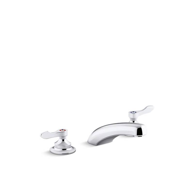 Kohler Triton® Bowe® 1.0 gpm widespread bathroom sink faucet with laminar flow and lever handles, drain not included