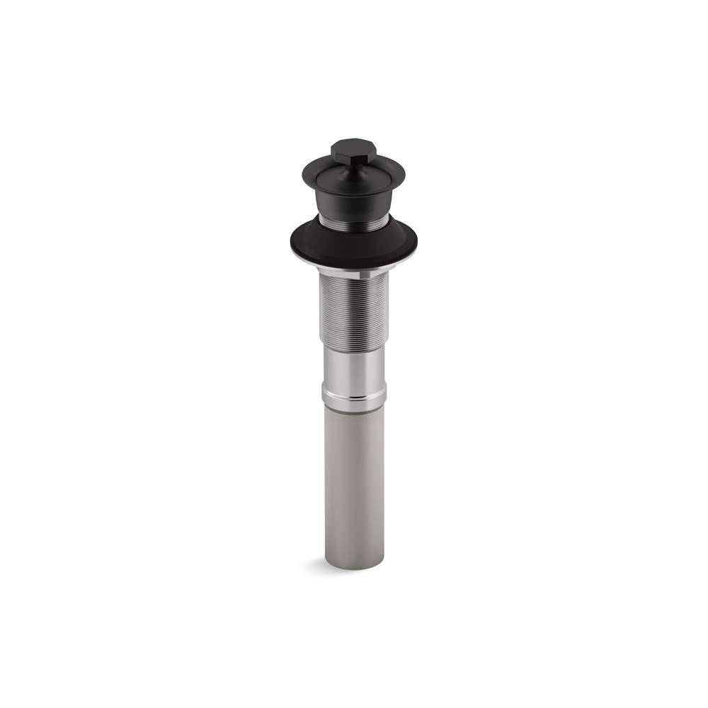 Kohler Bathroom Sink Drain With Non-Removable Metal Stopper And Without Overflow