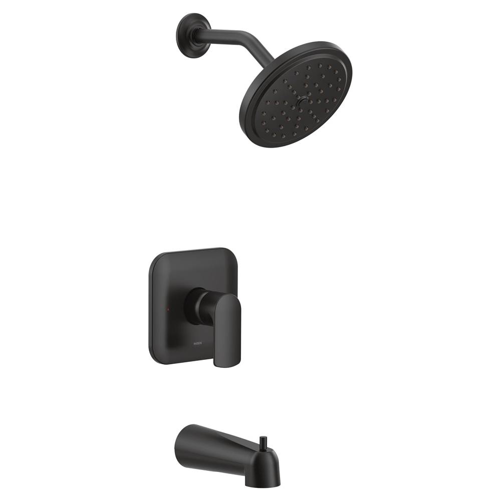 Moen Rizon M-CORE 3-Series 1-Handle Eco-Performance Tub and Shower Trim Kit in Matte Black (Valve Sold Separately)