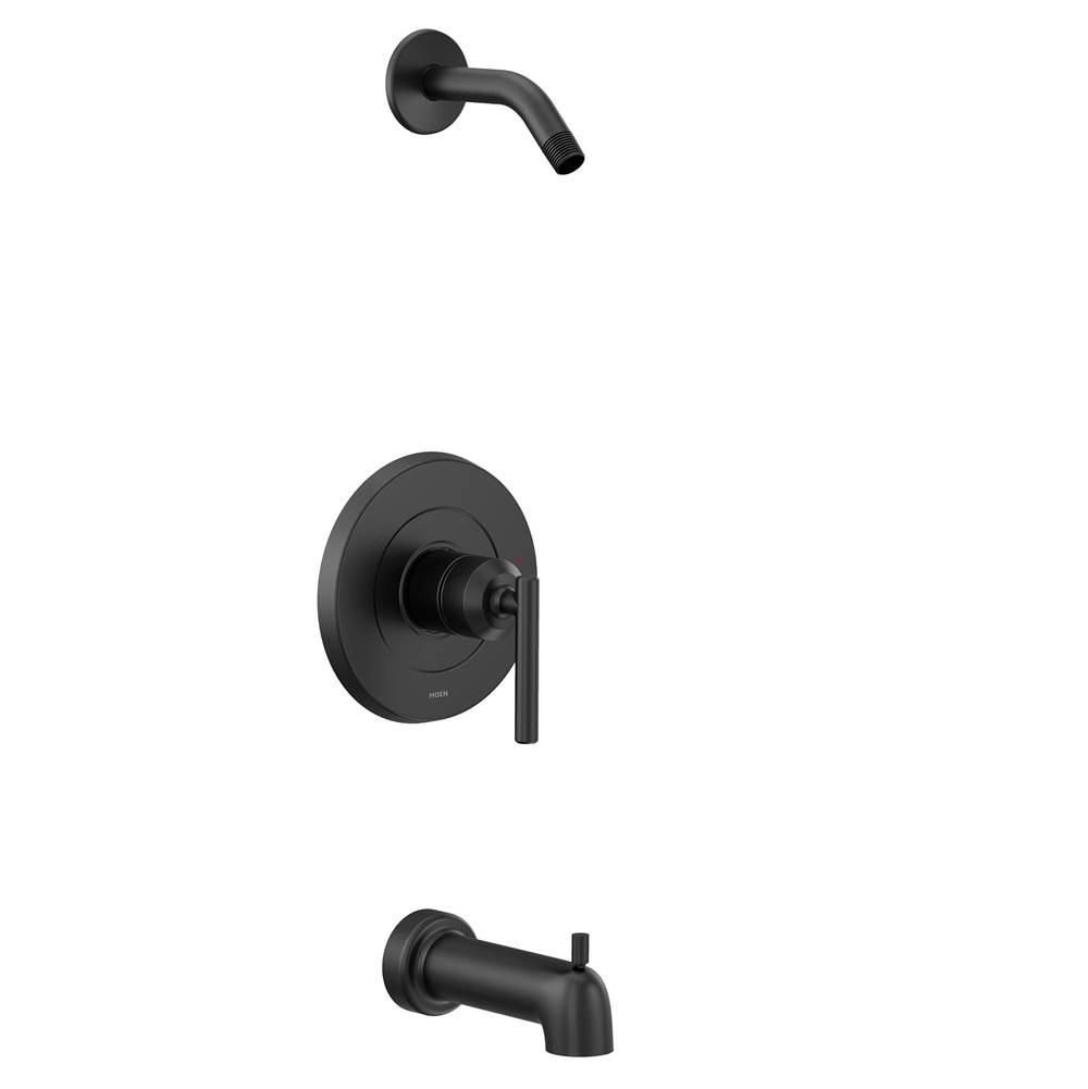 Moen Gibson M-CORE 2-Series 1-Handle Tub and Shower Trim Kit in Matte Black (Valve Sold Separately)