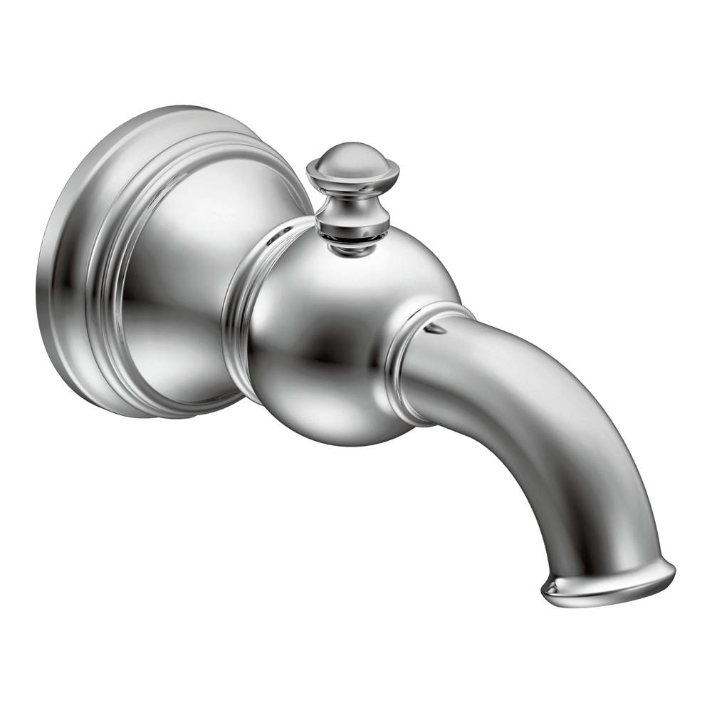 Moen Weymouth Tub Spout with Diverter 1/2-Inch Slip-Fit CC Connection, Chrome