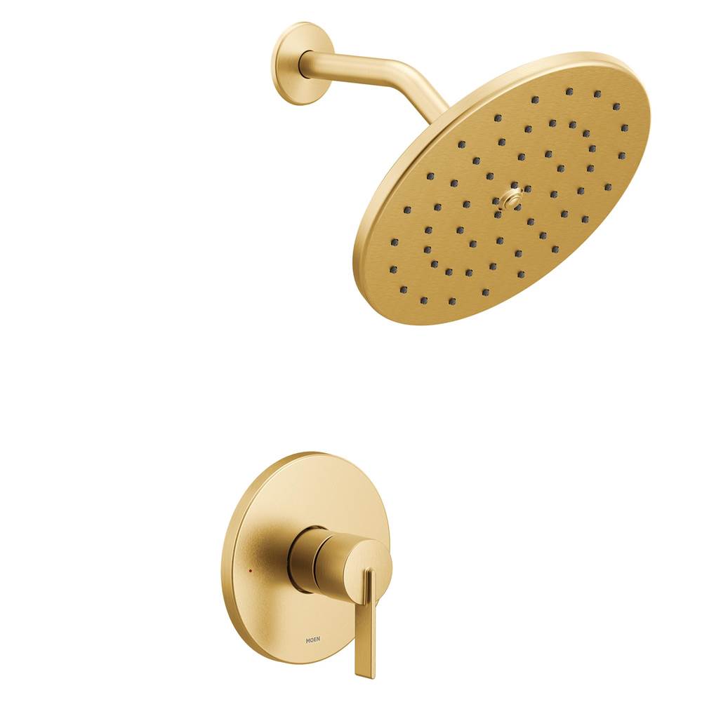Moen Cia M-CORE 3-Series 1-Handle Shower Trim Kit in Brushed Gold (Valve Sold Separately)