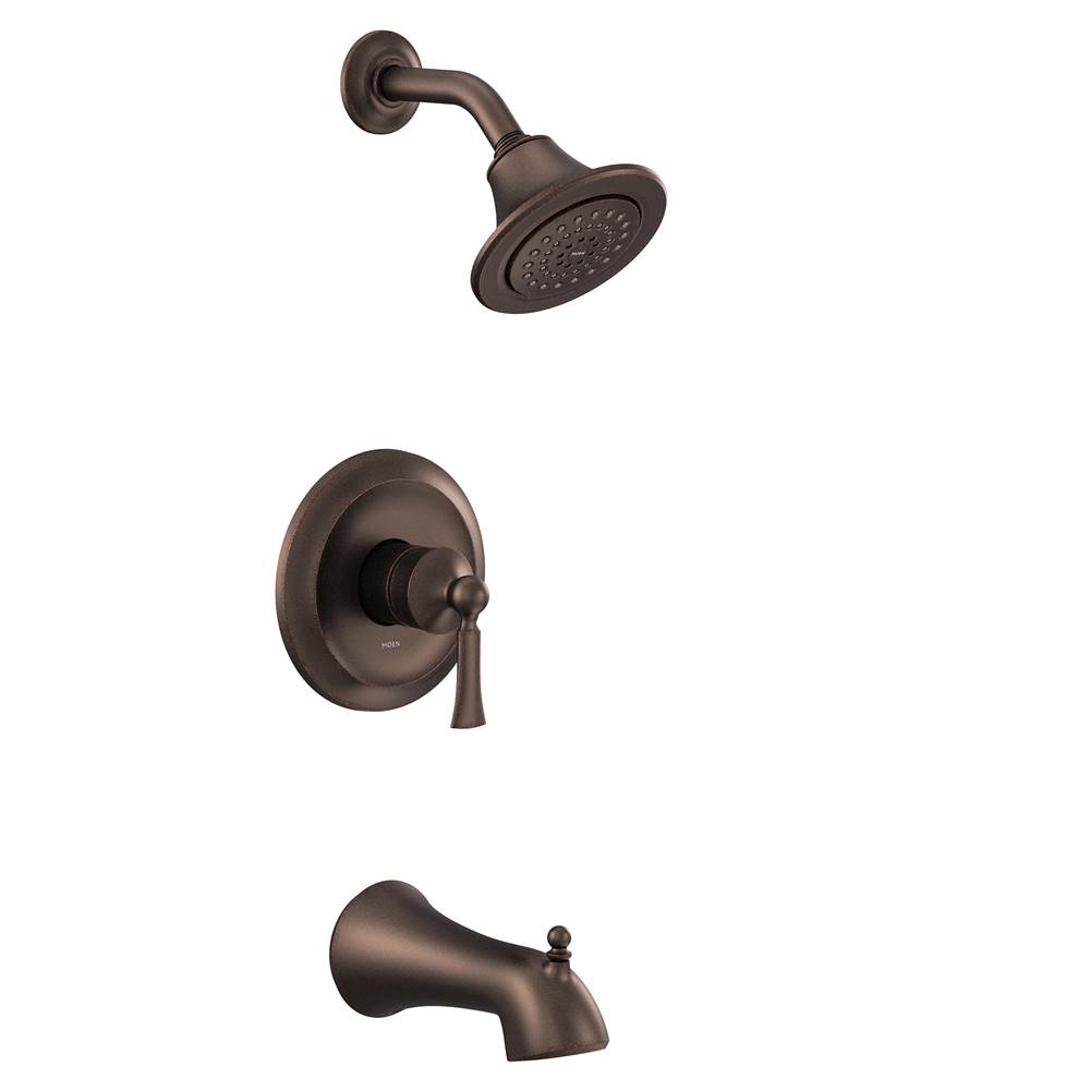 Moen Wynford M-CORE 2-Series Eco Performance 1-Handle Tub and Shower Trim Kit in Oil Rubbed Bronze (Valve Sold Separately)