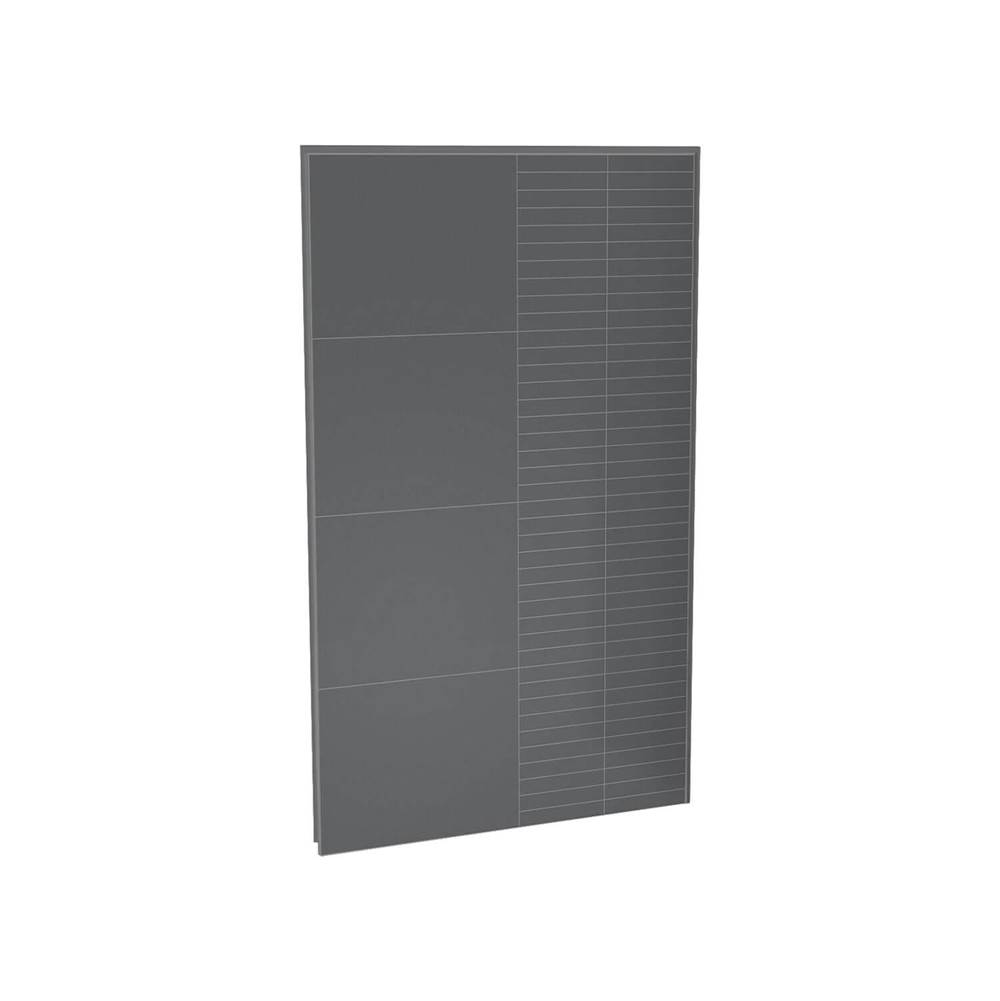 Maax Utile 48 in. Composite Direct-to-Stud Back Wall in Erosion Charcoal