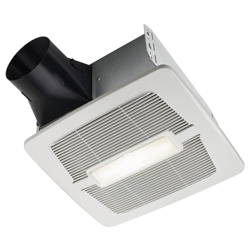 Broan Nutone Humidity Sensing Bathroom Exhaust Fan w/ LED Light, ENERGY STAR®, 50-110 CFM