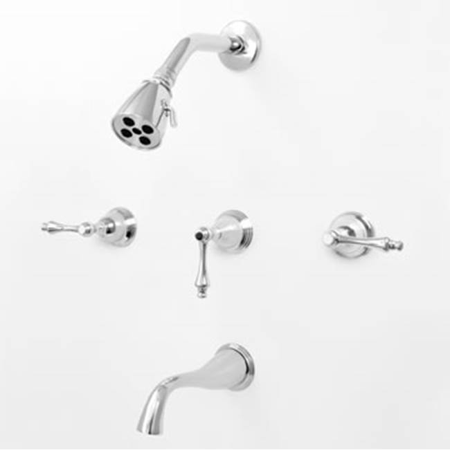 Sigma 3 Valve Tub & Shower Set Trim (Includes Haf And Wall Tub Spout) Montreal Coco Bronze .63