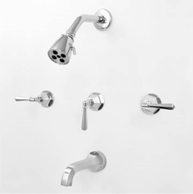Sigma 3 Valve Tub & Shower Set Trim (Includes Haf And Wall Tub Spout) Windham Satin Nickel .69
