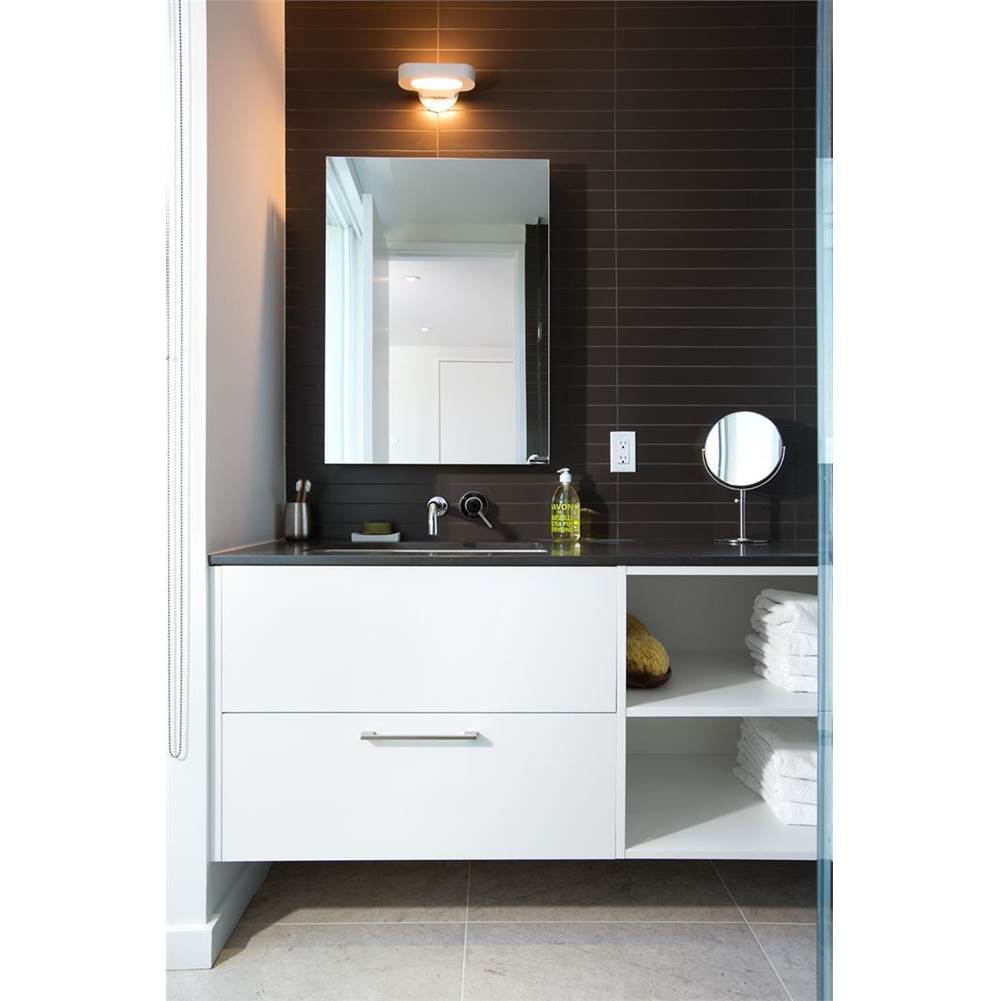 SIDLER® Diamando™ non electric Single Mirror Door with Left hinge W 19 1/4'' / H 32'' / D 4''