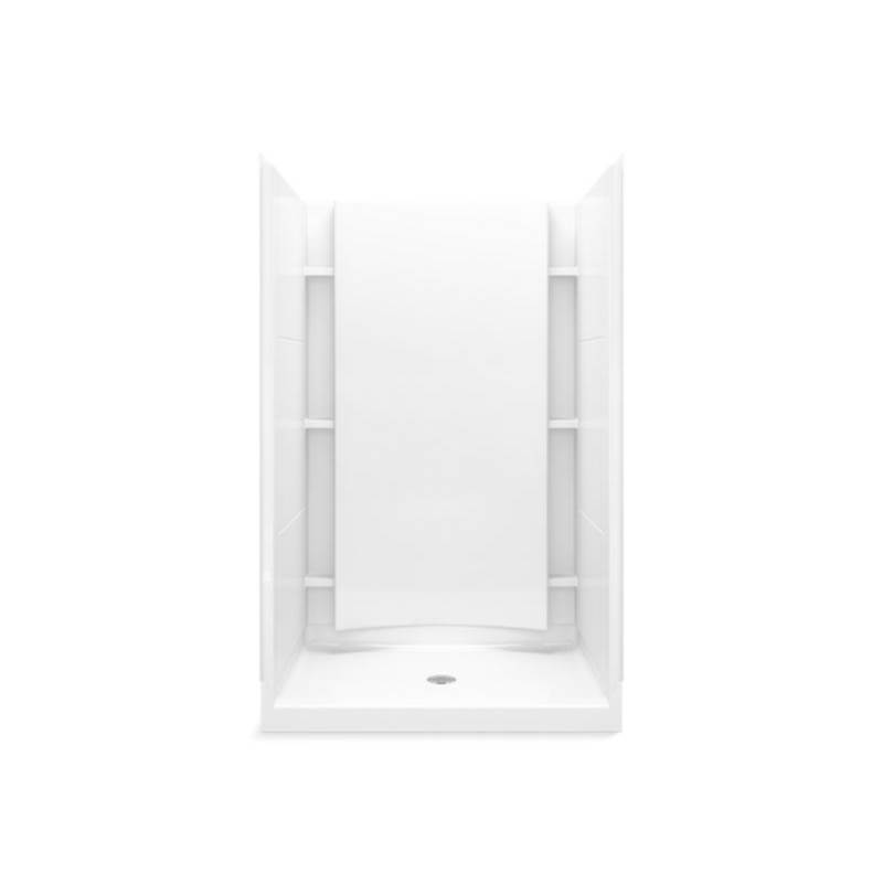 Sterling Plumbing Accord® 48'' x 36'' x 75-3/4'' shower stall with Aging in Place backerboards