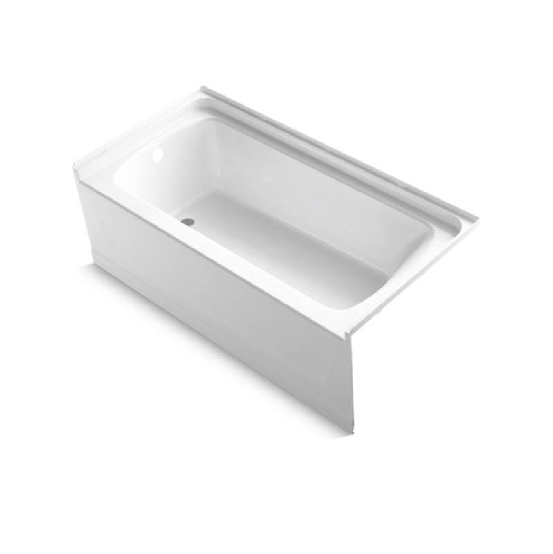 Sterling Plumbing Ensemble™ 60-1/4'' x 30-1/4'' bath with left-hand above-floor drain and integral apron