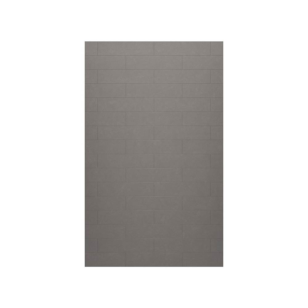 Swan MSMK-7234-1 34 x 72 Swanstone® Modern Subway Tile Glue up Bathtub and Shower Single Wall Panel in Sandstone