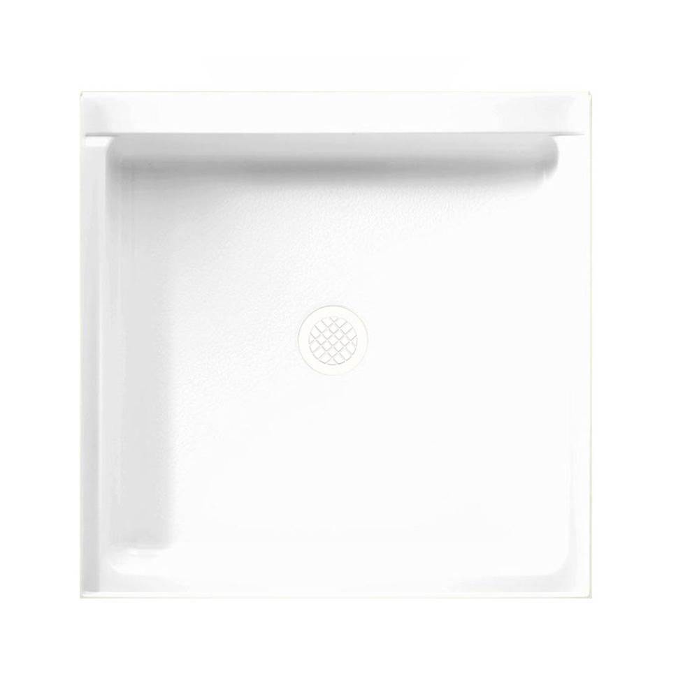 Swan SS-3232 32 x 32 Swanstone Alcove Shower Pan with Center Drain Clay