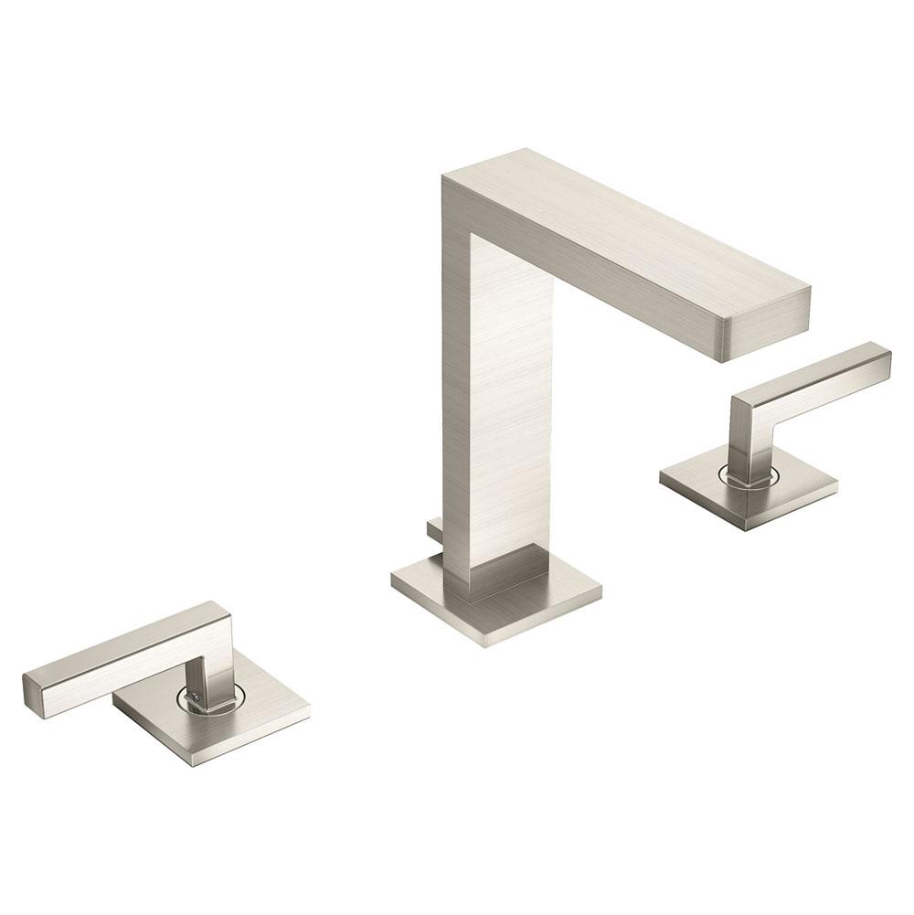 Symmons Duro Widespread 2-Handle Bathroom Faucet with Drain Assembly in Satin Nickel (1.5 GPM)