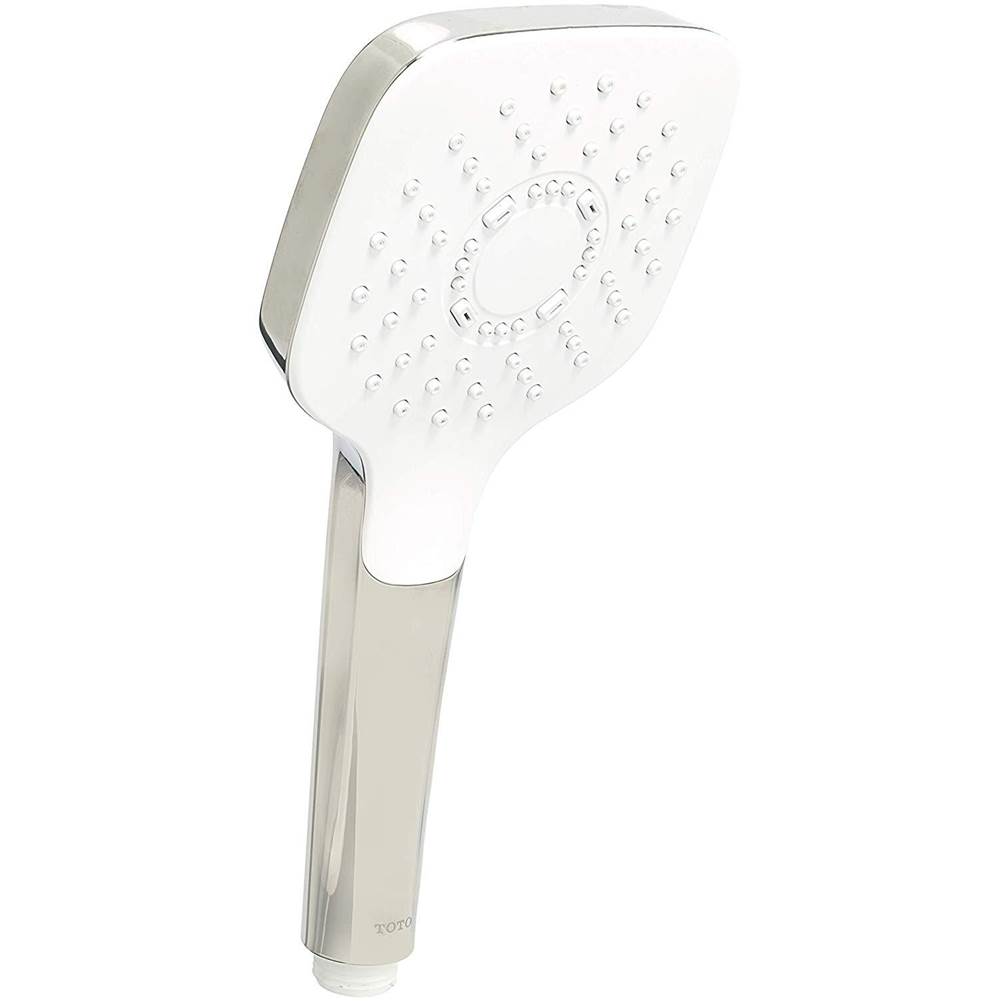 TOTO Toto® G Series 1.75 Gpm Single Spray 4 Inch Square Handshower With Comfort Wave Technology, Polished Chrome