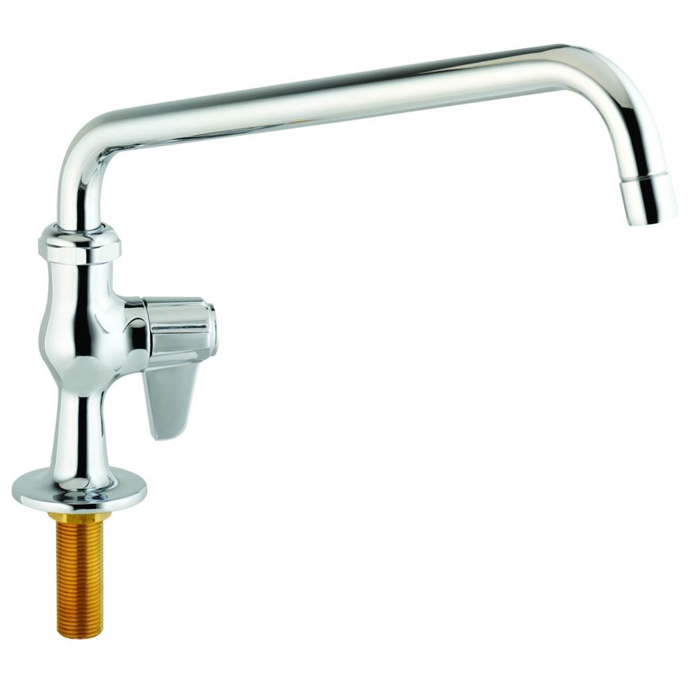 T&S Brass Faucet, Single Hole, 10'' Swing Nozzle w/ 2.2 GPM Aerator