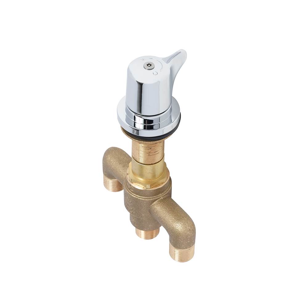 T&S Brass Above Deck Thermostatic Mixing Valve w/ 1/2'' NPSM Male Fittings (ASSE 1070 Certified)