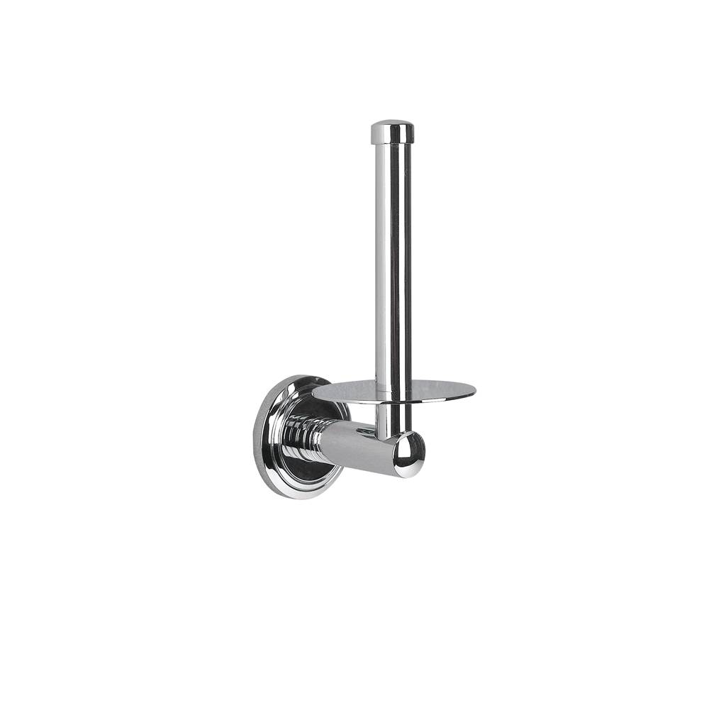 Valsan Oslo Polished Nickel Spare Roll Holder 2 3/4'' X 3 7/8'' X 6 3/4''