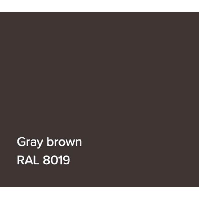 Victoria + Albert RAL Basin Grey Brown Gloss