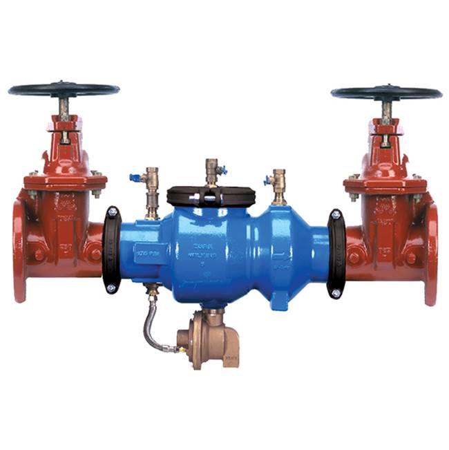 Zurn Industries 4'' 375A Reduced Pressure Principle Backflow Preventor with less shut-off Vlvs